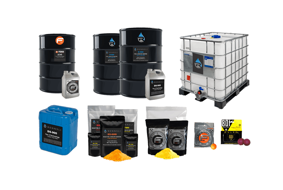 BENEFICIOS Y DIFERENCIAS ENTRE LAS FÓRMULAS DE CATALIZADORES DE COMBUSTIBLE SÓLIDO Y LÍQUIDO FEROX POR RENNSLI